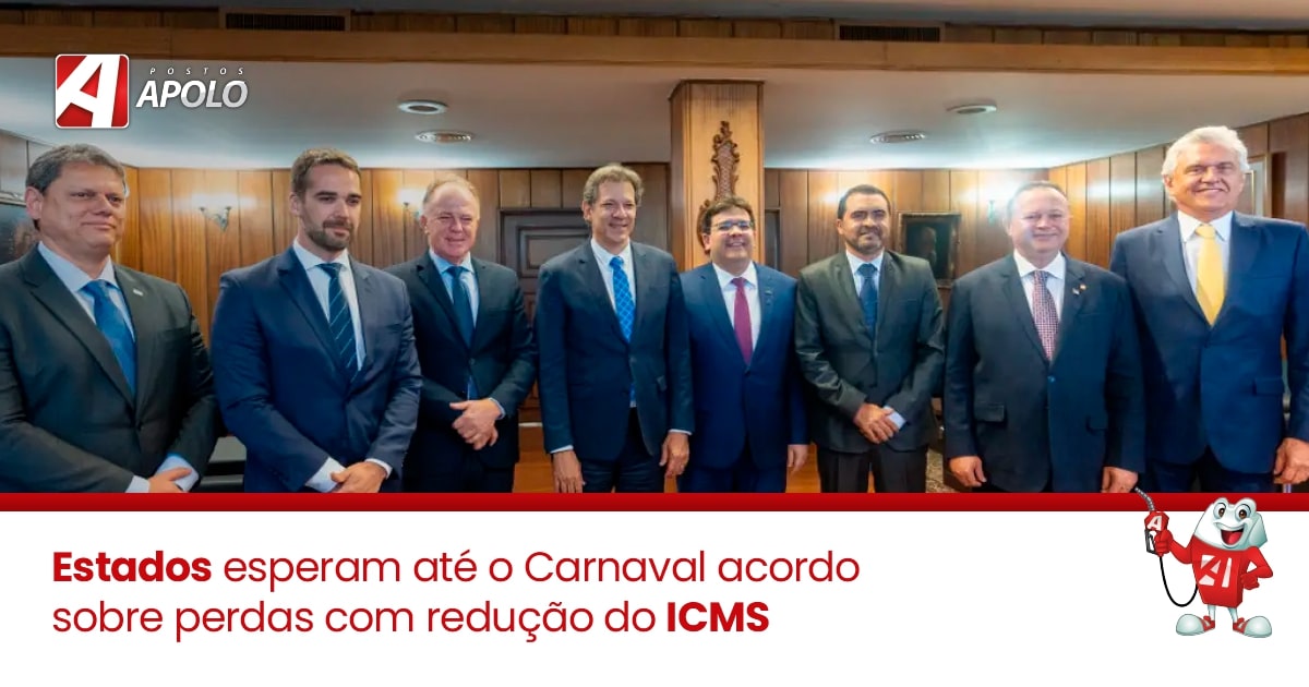 Você está visualizando atualmente Estados esperam até o Carnaval acordo sobre perdas com redução do ICMS