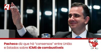 Pacheco diz que há “consensos” entre União e Estados sobre ICMS de combustíveis