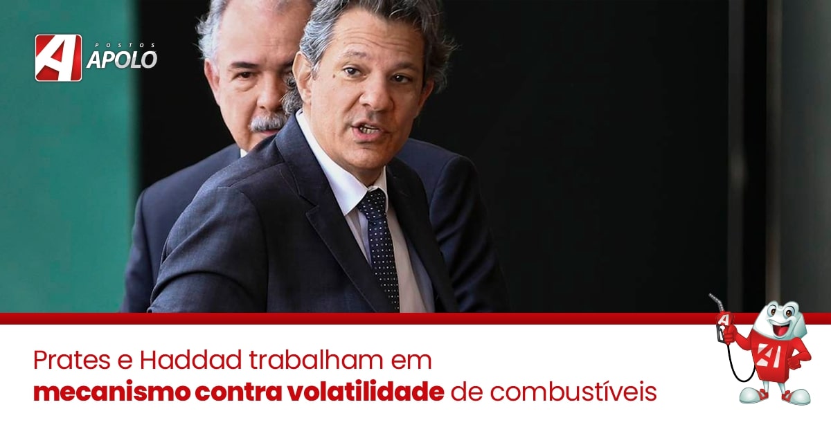 No momento, você está visualizando Prates e Haddad trabalham em mecanismo contra volatilidade de combustíveis