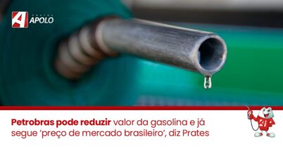 Petrobras pode reduzir valor da gasolina e já segue ‘preço de mercado brasileiro’, diz Prates